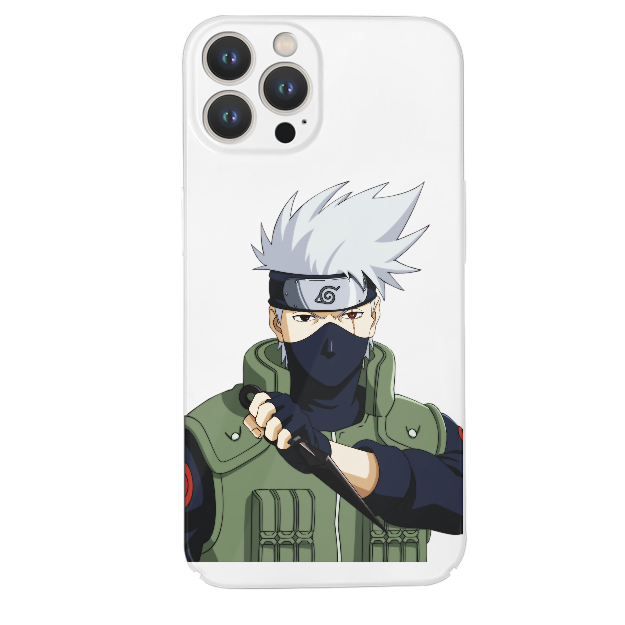 （画像用） NARUTO -ナルト- はたけ カカシ Hatake Kakashi 【iPhone 14シリーズ対応】ハードケース